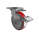6.08299.931 BRK1 MTG62 TG1 Colson Swivel Caster
