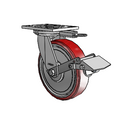 6.08299.939 BRK1 MTG52 TG1 Colson Swivel Caster