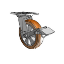 6.08299.93TF BRK1 Colson Swivel Caster