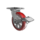6.08299.93TS BRK1 Colson Swivel Caster