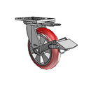 6.08299.96TS BRK1 MTG62 Colson Swivel Caster