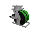 615PY12509SPLBTOE Albion Caster