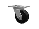 3/4" King-Bolt 4"x2" Trionix Nylon Wheel Caster with 6.25"x4.5" Plate