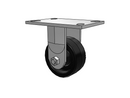 3/4" King-Bolt 4"x2" Phenolic Wheel Rigid Caster with 6.25"x4.5" Plate