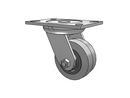 3/4" King-Bolt 4"x2" Performance XS Precision Ball Bearing Caster with 6.25"x4.5" Plate