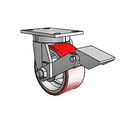 7.06689.979.7 MTG2 BRK1 Colson Kingpinless Swivel Caster