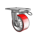 7.06689.979.7 MTG61 LH8.0 Colson Kingpinless Swivel Caster