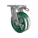7.08689.779 MTG62 LH10.0 Colson Kingpinless Swivel Caster