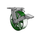 7.10689.179 MTG61 BRK1 Colson Kingpinless Swivel Caster