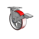 7.10689.979.7 MTG2 BRK1 Colson Kingpinless Swivel Caster