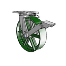 7.12689.179 MTG61 BRK1 Colson Kingpinless Swivel Caster
