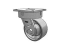 Ultimate Kingpinless 8"x4" Forged Steel Wheel Caster with 8.5"x8.5" Plate