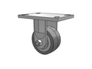 72XA04201R Albion Rigid Caster