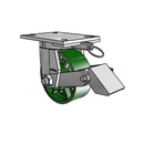 8.06689.169 MTG61 BRK1 Colson Kingpinless Swivel Caster
