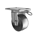 8.06689.5PN MTG61 LH8.0 Colson Kingpinless Swivel Caster