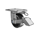 8.06689.679.7 MTG61 BRK1 Colson Kingpinless Swivel Caster