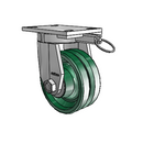 8.06689.769 MTG62 LH8.0 Colson Kingpinless Swivel Caster