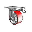8.06689.979.7 MTG61 Colson Kingpinless Swivel Caster