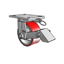 8.06689.979.7 MTG61 BRK1 Colson Kingpinless Swivel Caster