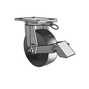 8.08689.5PN MTG61 BRK1 Colson Kingpinless Swivel Caster