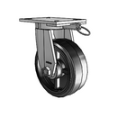 8.08689.679.7 MTG61 LH10.0 Colson Kingpinless Swivel Caster