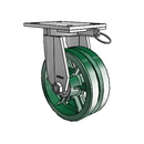 8.08689.779 MTG61 LH10.0 Colson Kingpinless Swivel Caster