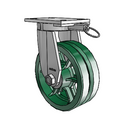 8.08689.779 MTG62 LH10.0 Colson Kingpinless Swivel Caster