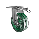 8.08689.779 MTG63 LH10.0 Colson Kingpinless Swivel Caster
