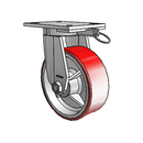 8.08689.979.7 MTG61 LH10.0 Colson Kingpinless Swivel Caster
