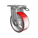 8.08689.979.7 MTG62 LH10.0 Colson Kingpinless Swivel Caster