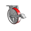 8.12689.979.7 MTG61 BRK1 Colson Kingpinless Swivel Caster