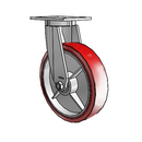 8.12689.989 LH15.5 Colson Kingpinless Swivel Caster