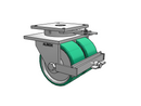 850PA12909SLF Albion Caster