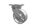 HD Raceway 8"x3" Cast Iron Wheel Caster with 7.25"x5.25" Plate