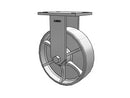 HD Raceway 10"x3" Cast Iron Wheel Rigid Caster with 7.25"x5.25" Plate