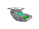 90PD04701SP Albion Caster