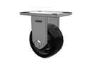 HD Raceway 6"x3" Phenolic Rigid Caster with 7.25"x5.25" Plate