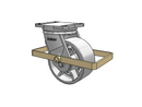 94CA08709STRLWB94 Albion Caster