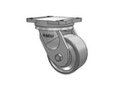 Super-Duty TRL 6"x3" Forged Steel Wheel Caster with 7 1/2" x 6 1/2" Plate