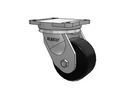 Super-Duty TRL 6"x3" Trionix Nylon Caster with 7 1/2" x 6 1/2" Plate