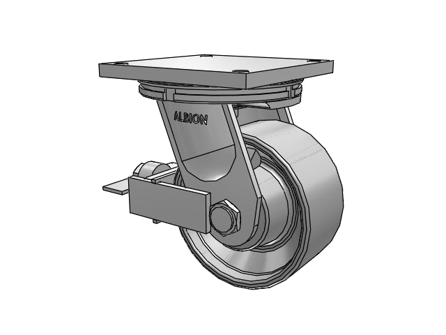 95FS08709STRLF Albion Caster