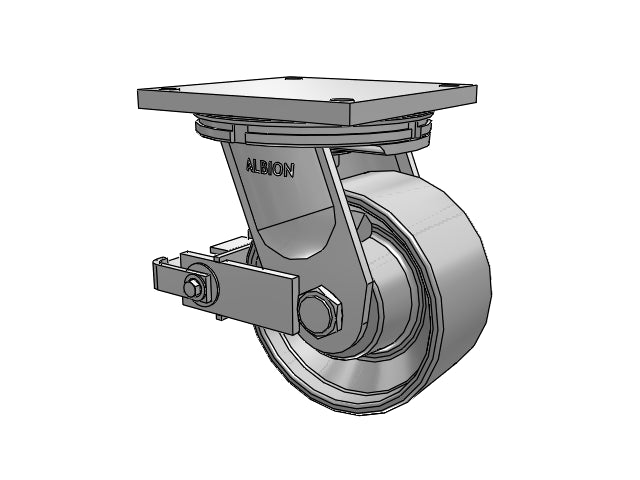 95FS08709STRLP Albion Caster