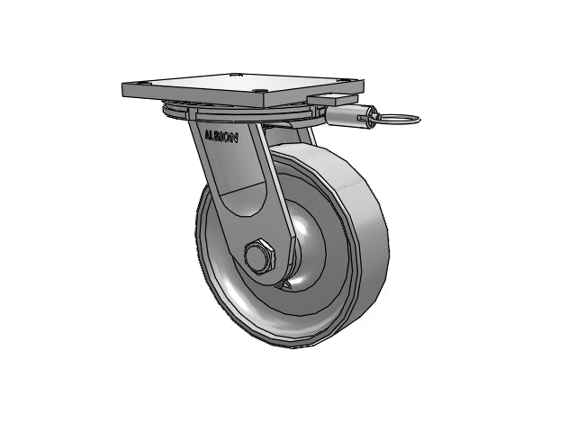 95FS10509STRLL Albion Caster