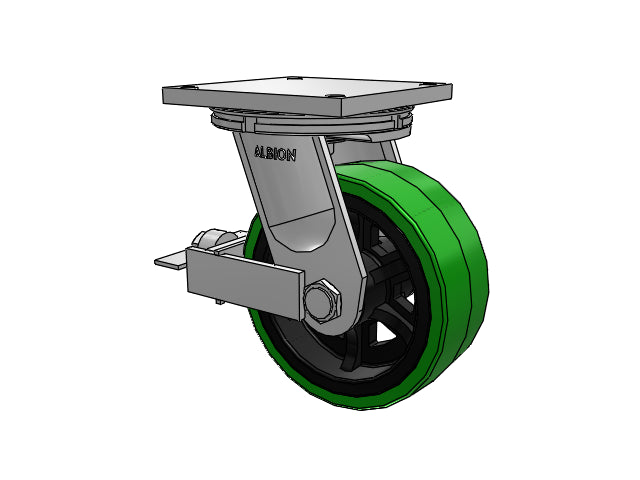 95PX10709STRLF Albion Caster