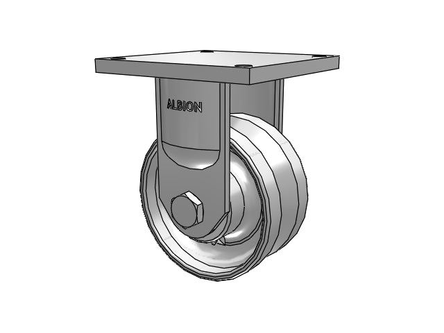 95VF08701RTRL Albion Rigid Caster