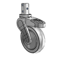 AV05QRP125DLSQ02 MedCaster Swivel Caster