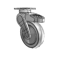 AV05QRP125TLTP11 MedCaster Swivel Caster