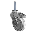AV05QRP125TLTS22 MedCaster Swivel Caster