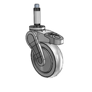 AV05QRP125TLXRN1 MedCaster Swivel Caster