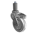 AV05QRP125TLXRR5 MedCaster Swivel Caster